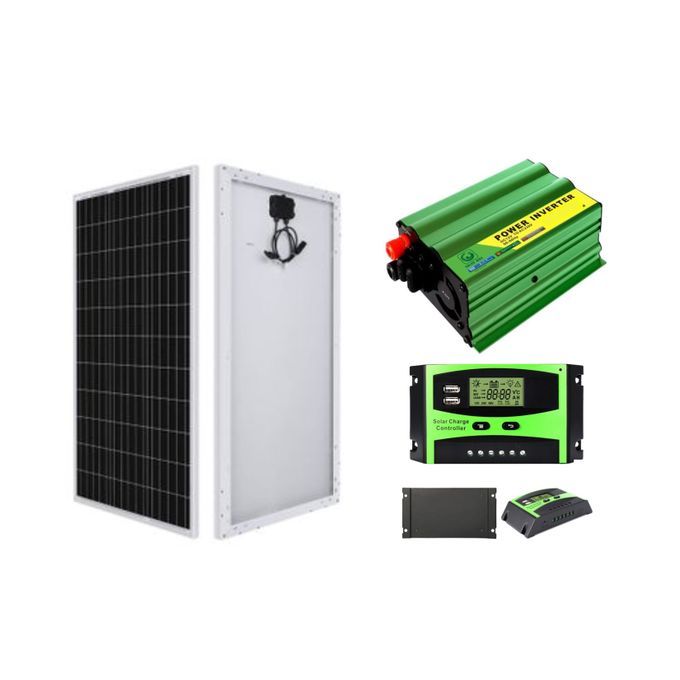 Solarmax 200W Solar Kit with 300W Inverter & 10A Controller