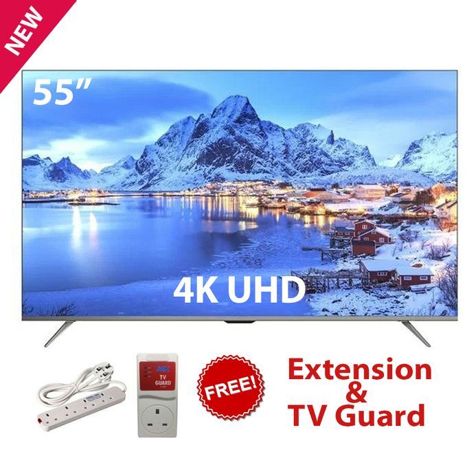 Vitron 5568US 55-Inch Frameless 4KUHD Smart Android Tv