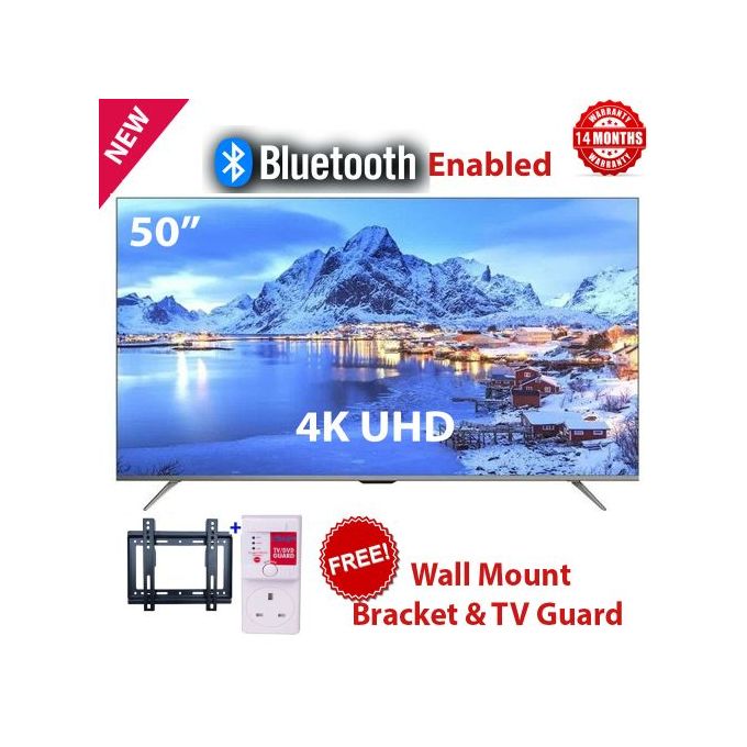 Vitron 50-Inch Frameless 4K UHD Smart Android, bluetooth Enable