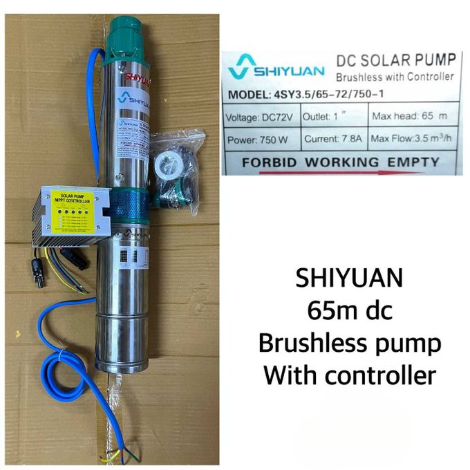 Shiyuan 65m DC Brushless Pump with Controller Water Pump