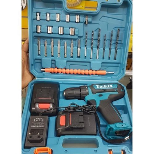 Makita 26V Cordless 2 Battery Electric Drill with Toolset