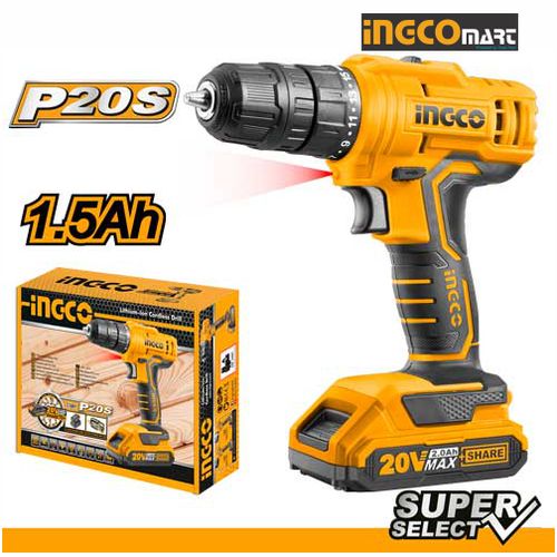 Ingco Lithium – Ion Cordless Drill – CDLI20011
