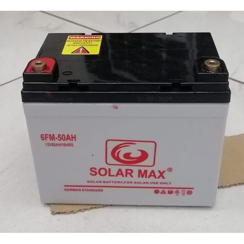 Solarmax Solar Battery 50Ah/10hr – Deep Cycle Maintenance Free