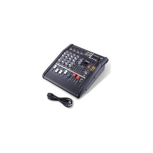 Omax 4 Channels Powered Mixer 1200W, USB, Bluetooth, Aux Phone Input