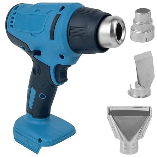 Cordless Handheld Hot Air Gun 2500W Electric Air Heater W/3 Nozzles