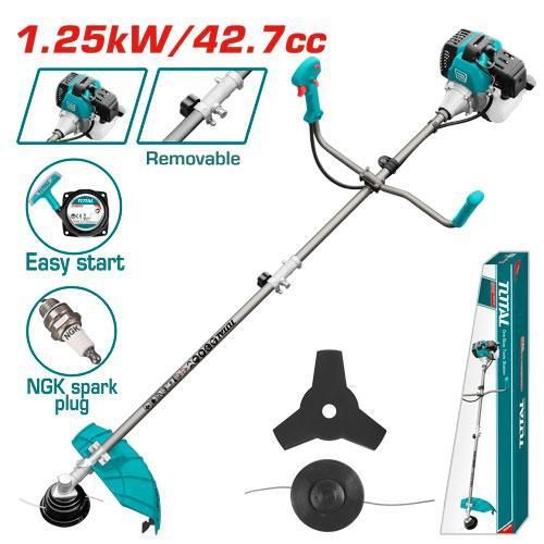 Total P5434421 Gasoline Grass Trimmer and Bush Cutter 42.7cc