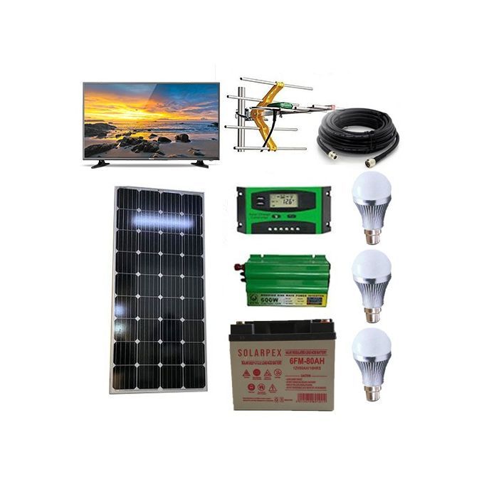 Sunlight 100W Solar Kit with 80Ah Battery - TT-12320