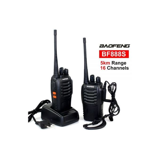 Baofeng 888s Walkie Talkie Radio Calls 5Km – 2 Pieces