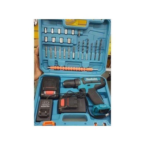 Makita 26V Cordless 2 Battery Cordless Drill with LED Tool Set 2