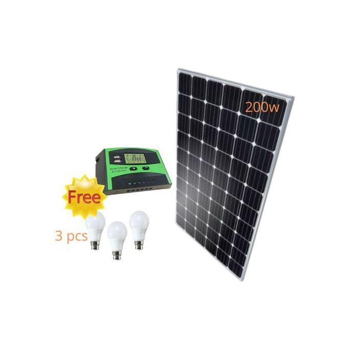 Sunlight 200W Solar Kit with 20A Controller