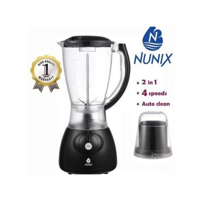 Nunix New 2 in 1 Blender with Grinding Machine 1.5 Ltrs Ak300b - Image 2
