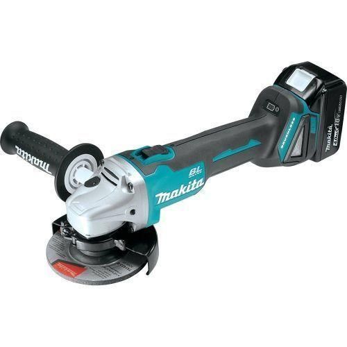 Makita Cordless Grinder, Two Batteries and One Charger
