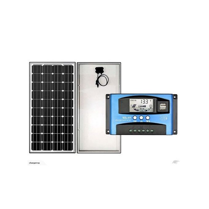 Solarmax 100W Solar Panel + Charge Controller
