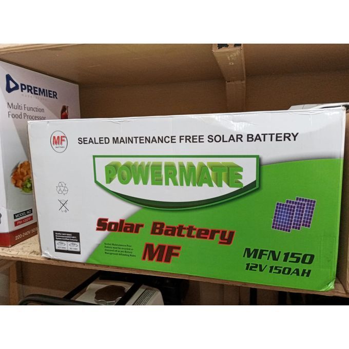 Powermate 150Ah Solar Battery Heavy Duty Offer – Maintenance Free