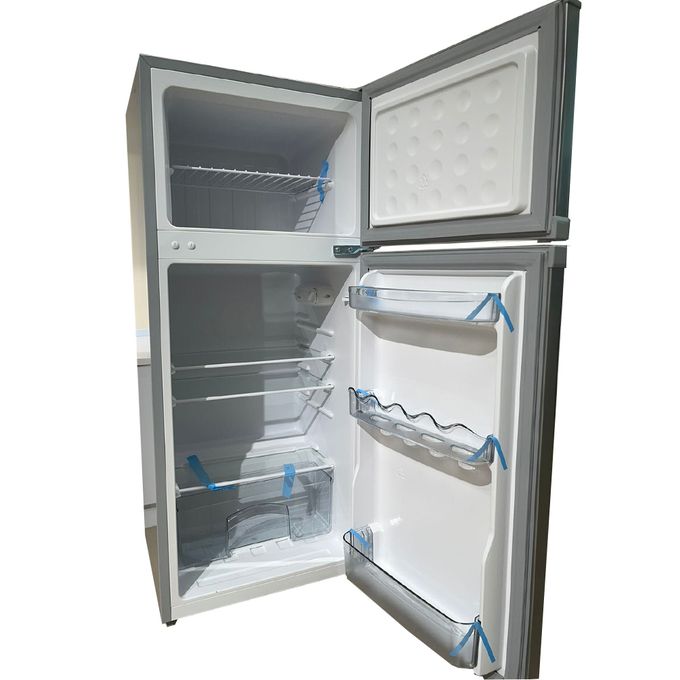Vitron VNR216DS 216L Double Door Fridge – Silver Hairline - Image 2