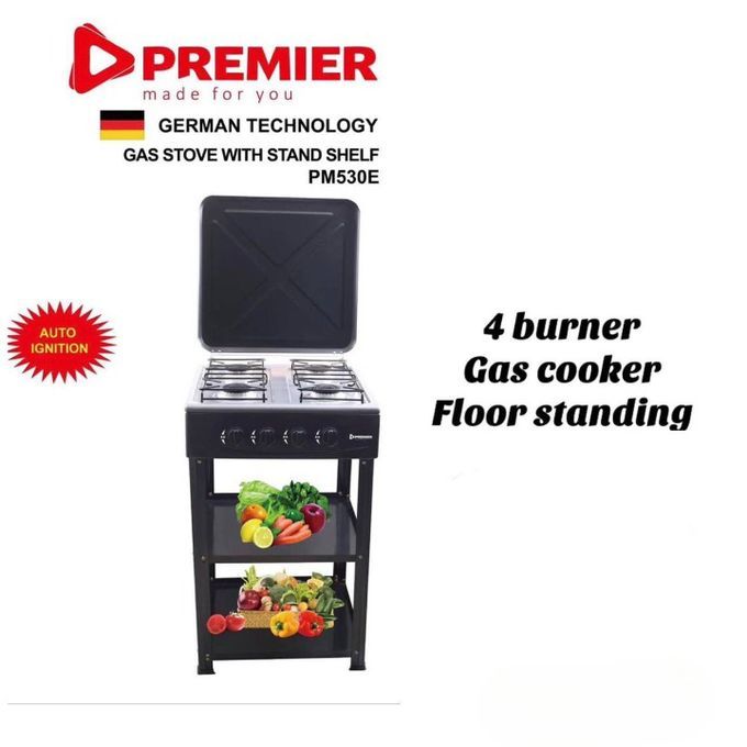 Premier Automatic 4 Gas Burner Cooker with Compartments