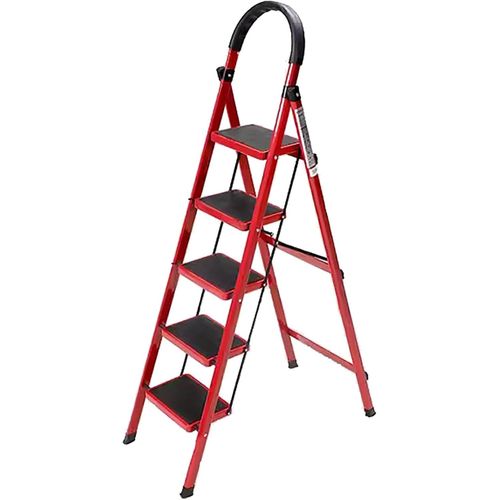 5 Step Ladder, Folding Step Stool Wide Anti - Slip Pedal - TT-16418