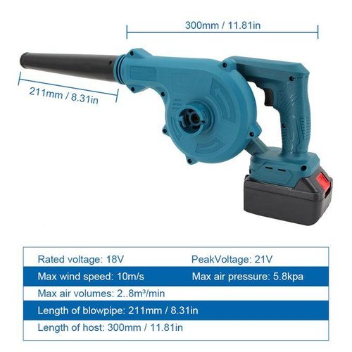 Rechargeable 2 - in - 1 Blowing and Suction Leaves Dust[blower