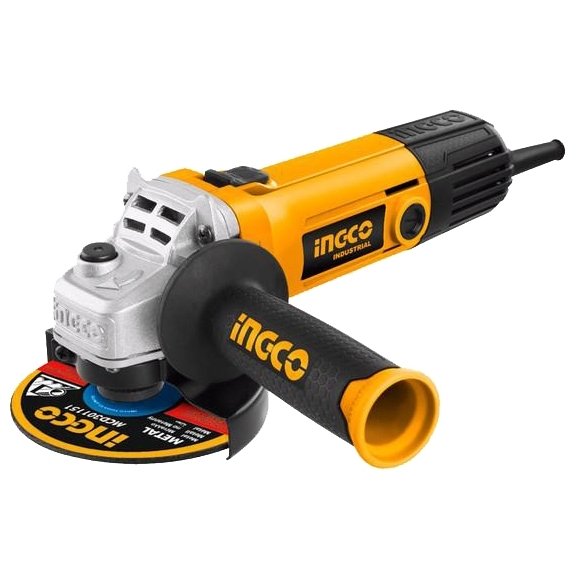 Ingco AG8008 – 8 – Angle Grinder 750W Yellow Middle Details