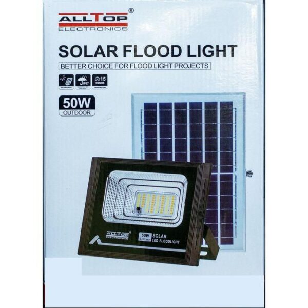 Alltop 50W Solar Floodlights Solar Security Lights Solar Flood Light