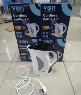 Von VSKL17BNK 1.7L Upright Cordless Kettle