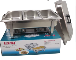 Redberry Chaffing Dish with Tripple Partition